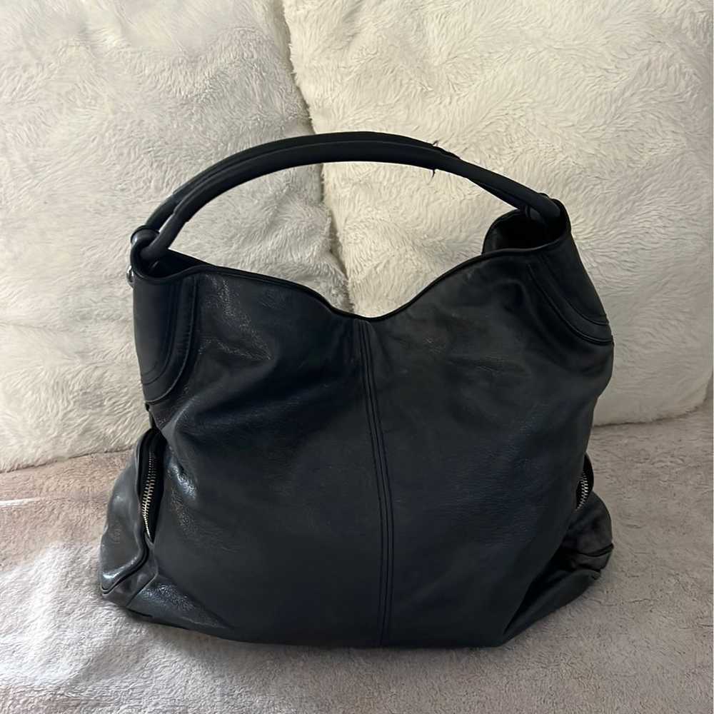 Coach leather shoulder bag - image 2