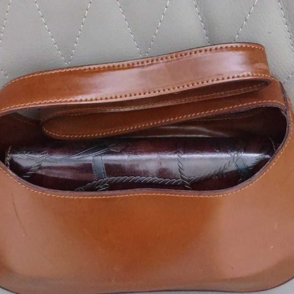 Valentina Italian Leather Shoulder Bag - image 4