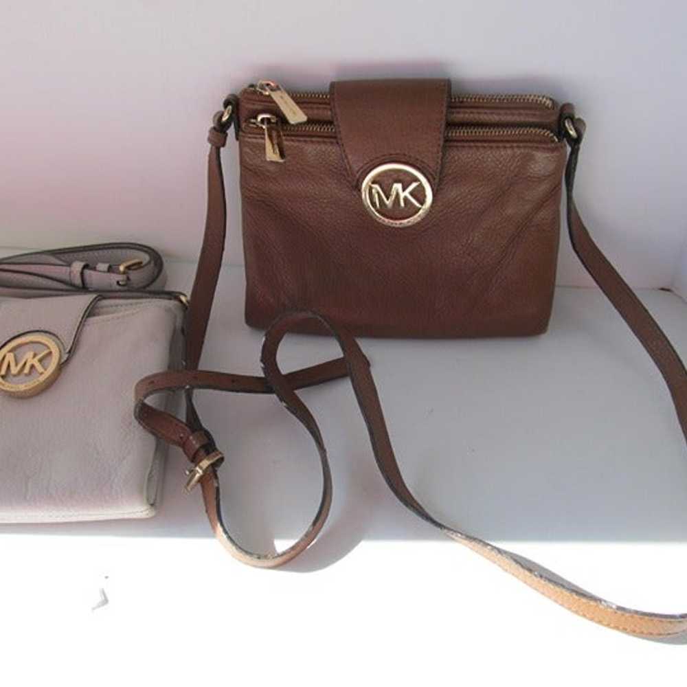 Michael Kors Crossbody Adjustable Stap MK Camel B… - image 1