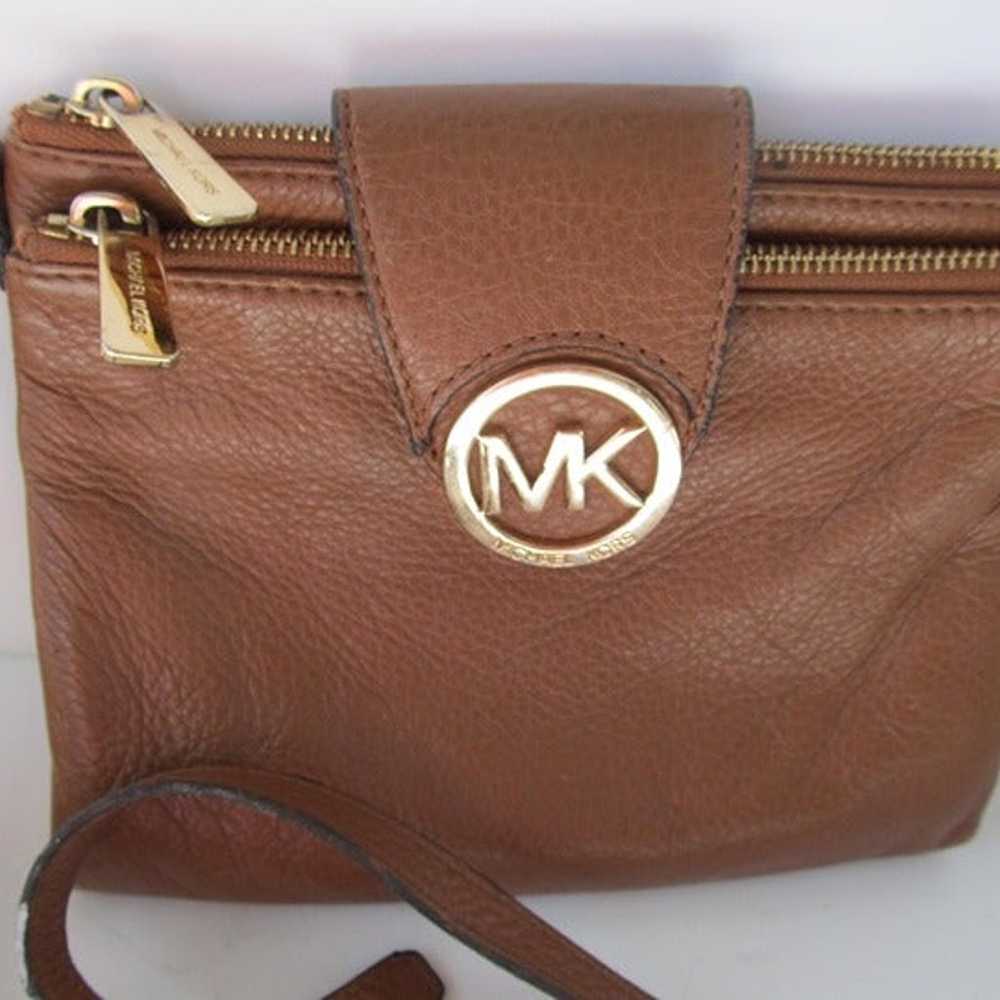 Michael Kors Crossbody Adjustable Stap MK Camel B… - image 2