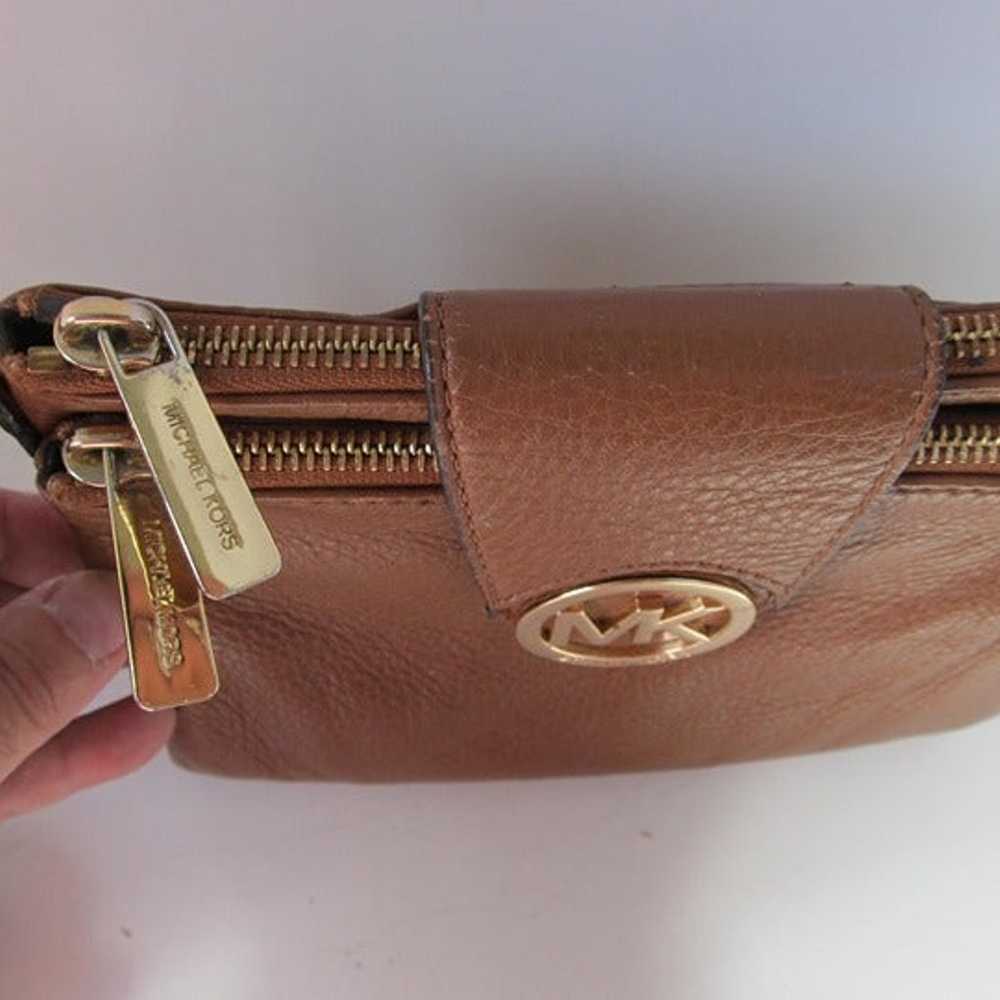 Michael Kors Crossbody Adjustable Stap MK Camel B… - image 4