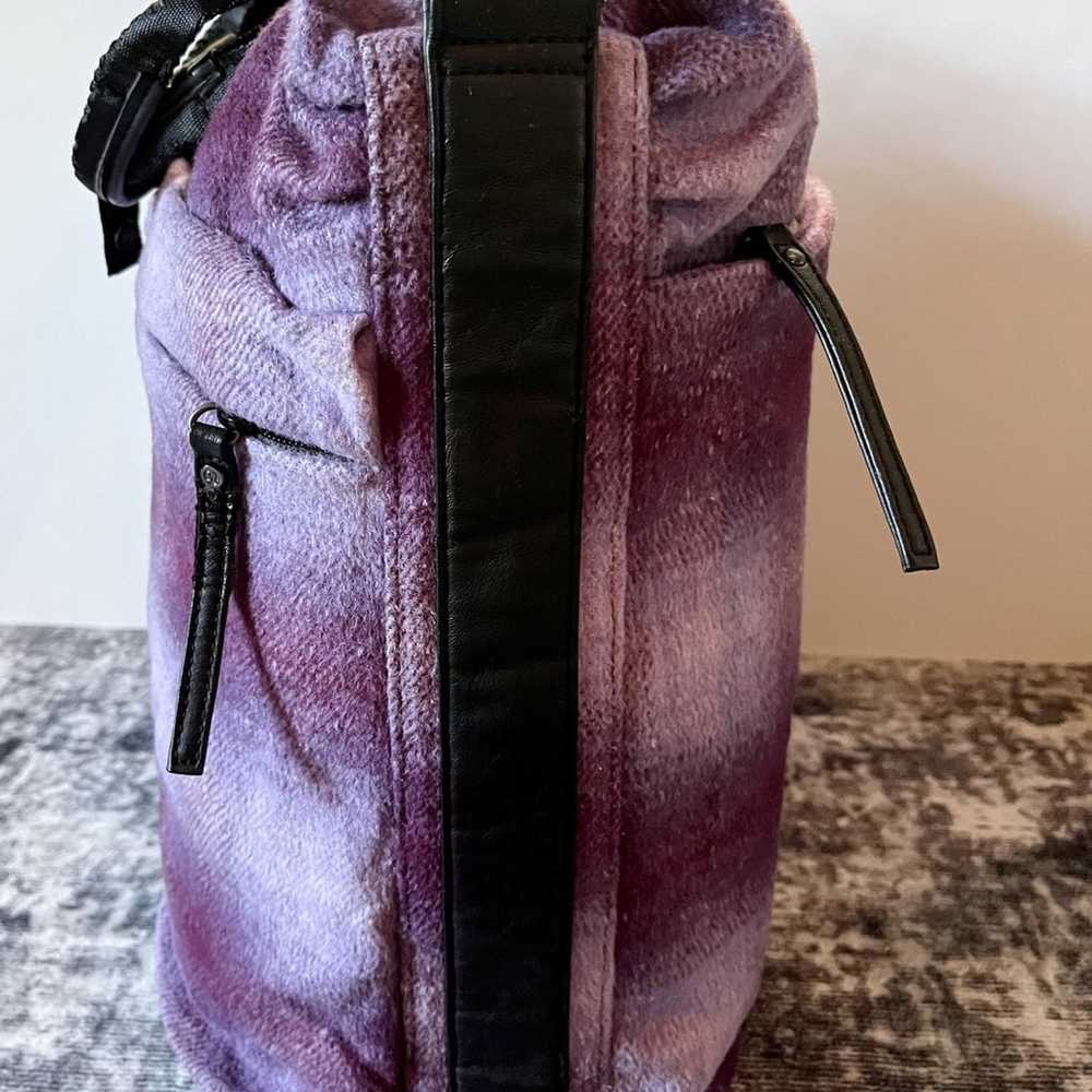 Lululemon XL Purple Plaid Tartain Wool Black Triu… - image 5