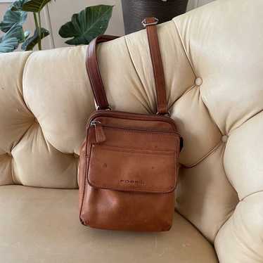 Fossil Crossbody Small Vintage Leather Bag - image 1