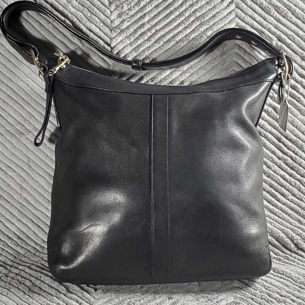 Large Vintage COACH Legacy Slim Black Le - Gem