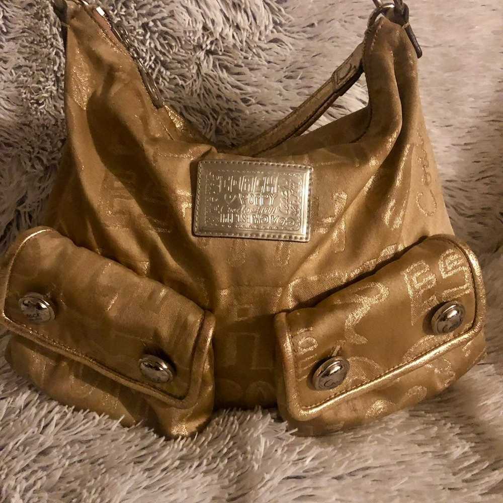 Coach Poppy hobo handbag Vintage HTF - image 1