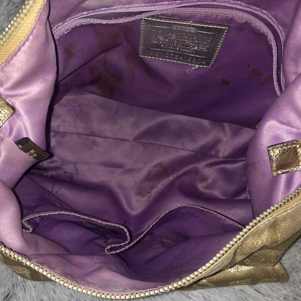 Coach Poppy hobo handbag Vintage HTF - image 9