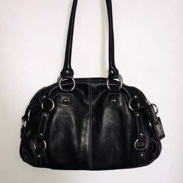 Mia Battina Leather Satchel Bag