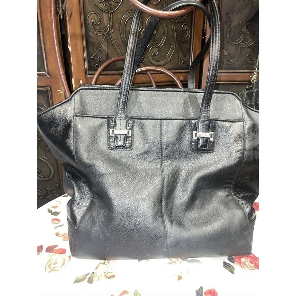 Coach Black Pebble Leather Tote / Hand Bag / Purse - image 2