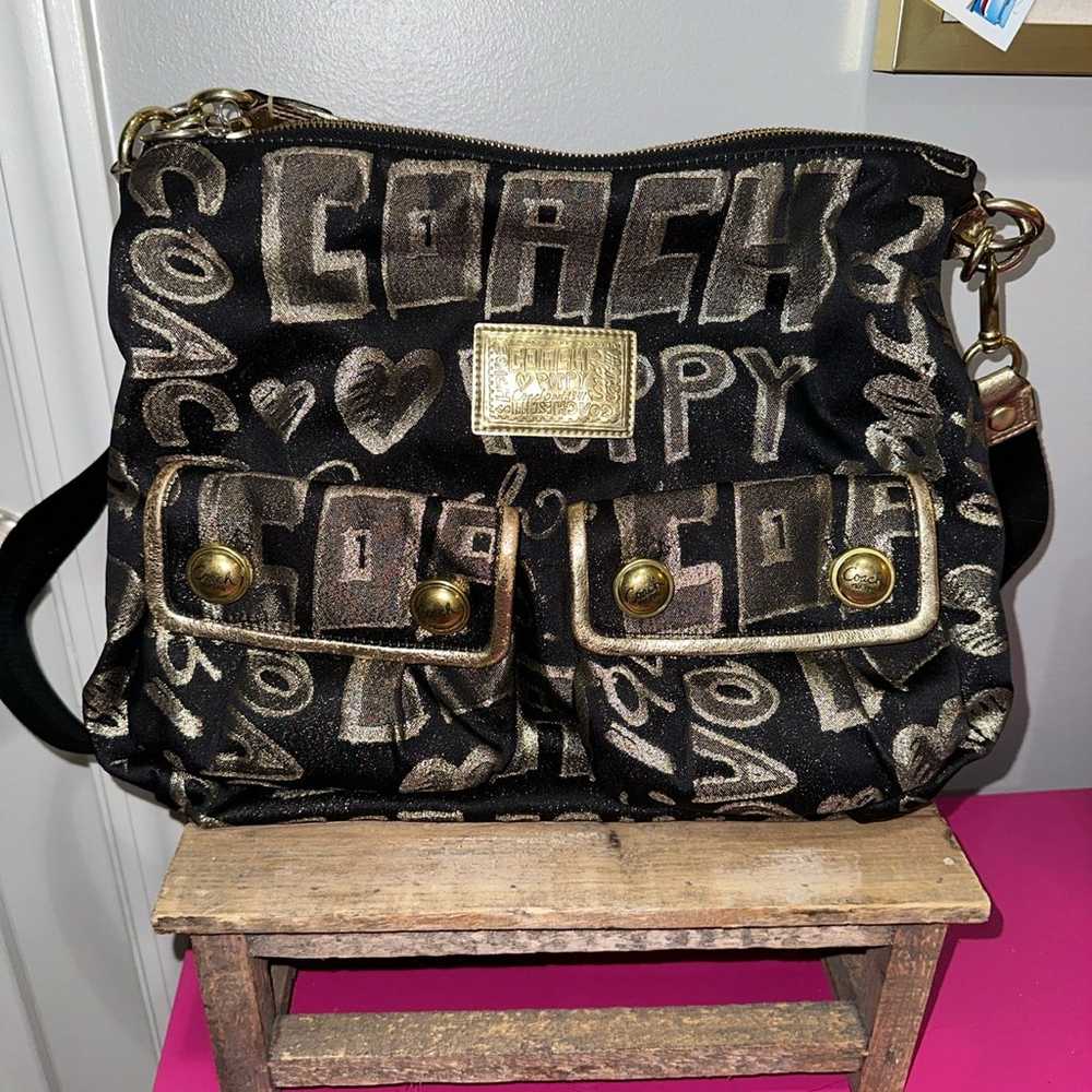 Coach vintage poppy shoulder bag/ crossbody - image 1