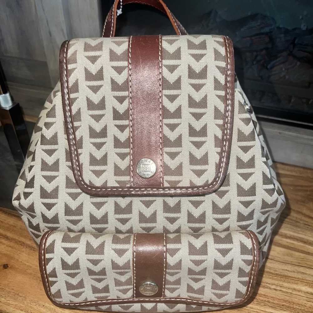 Michael kors vintage tan & Brown Backpack leather - image 4