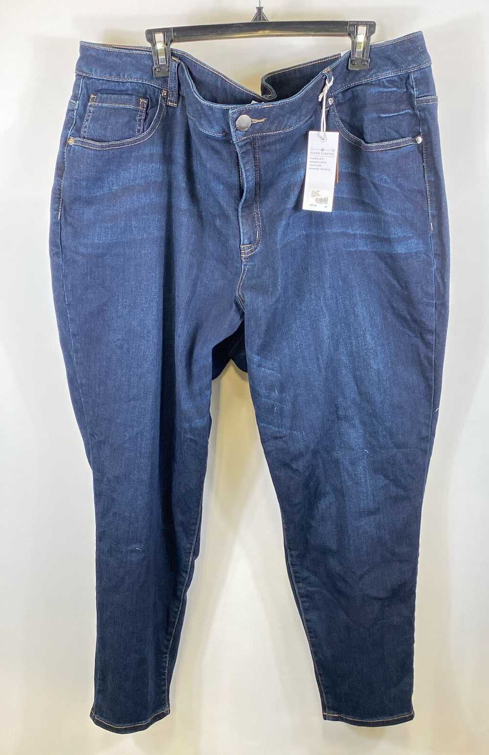 NWT Lane Bryant Womens Blue High Rise Super Stret… - image 1