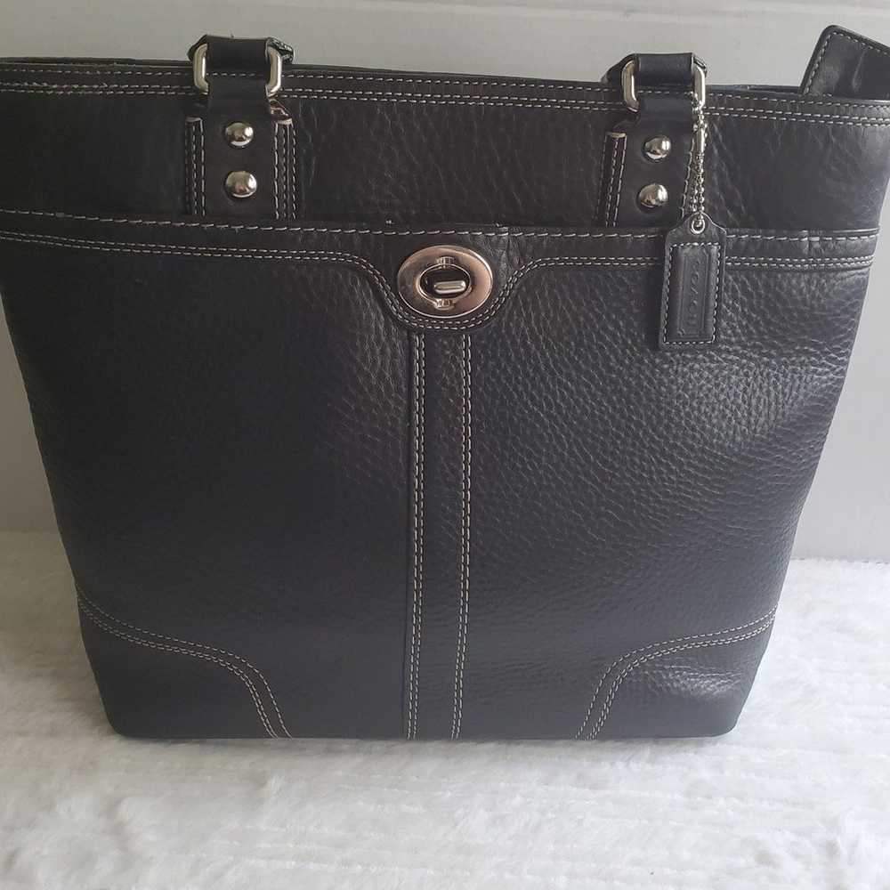 Vintage Leather Coach Purse - image 1