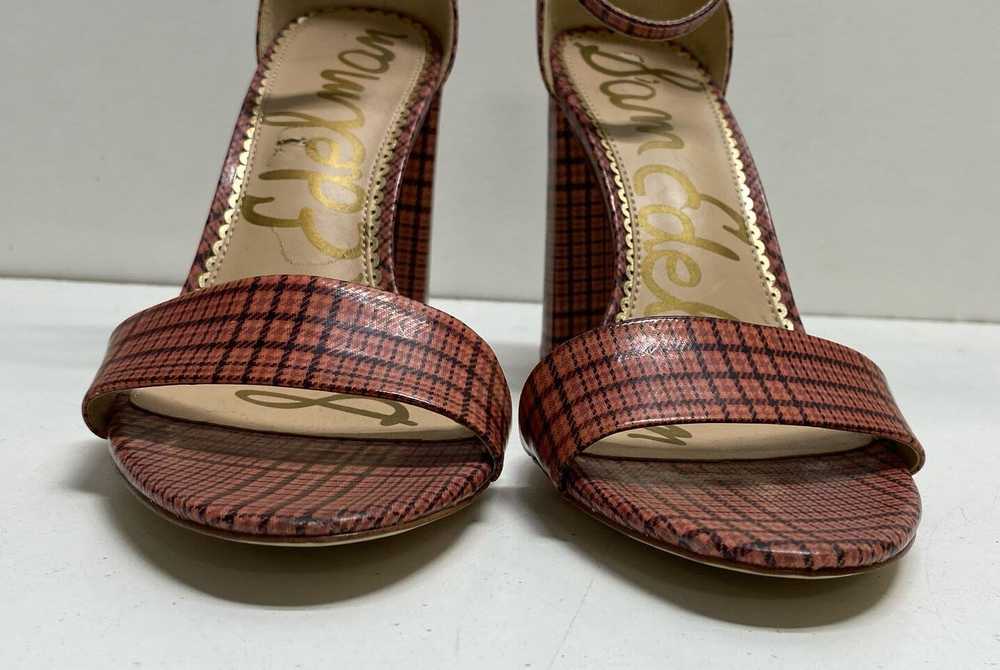 Sam Edelman Yaro Plaid Print Platform Heels Pink … - image 2