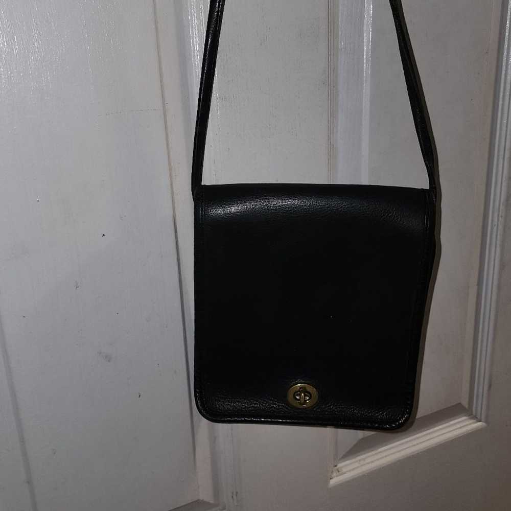 Vintage Coach Legacy Companion Leather Bag black - image 1