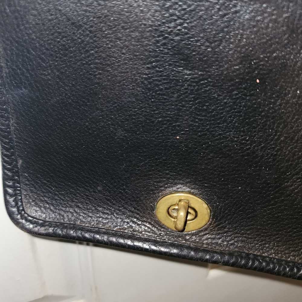 Vintage Coach Legacy Companion Leather Bag black - image 3