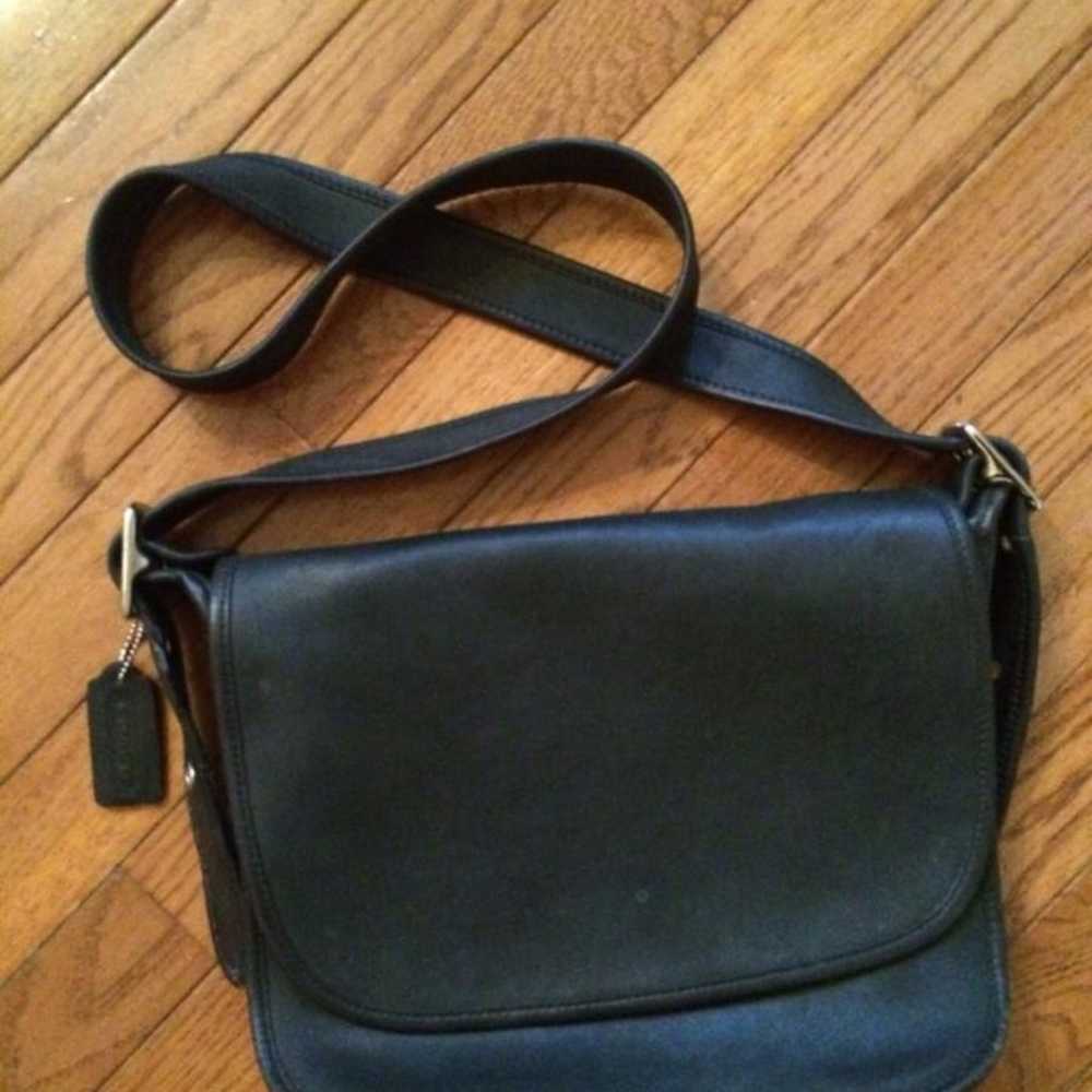 Vintage Coach Crossbody Soho black soft - image 3