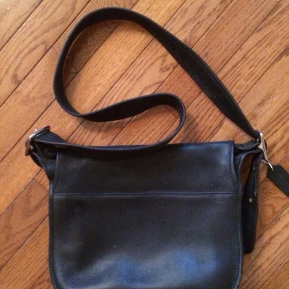 Vintage Coach Crossbody Soho black soft - image 4