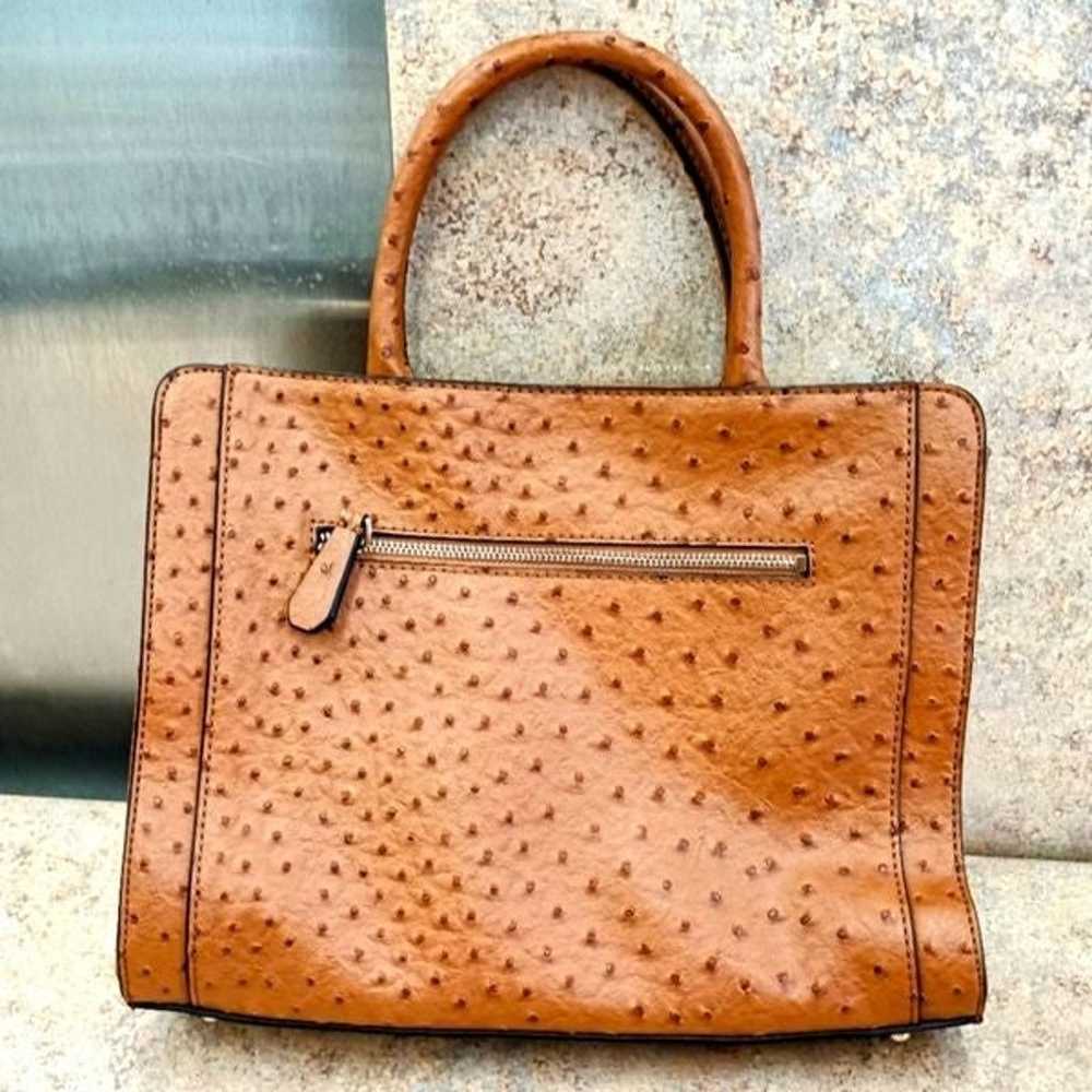 Guess Ostrich Leather Satchel - image 10