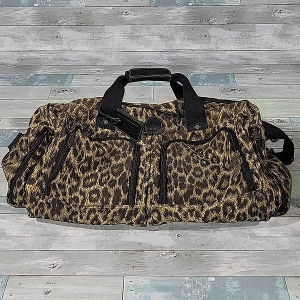 Vintage Ricardo Beverly Hills Leopard Canvas Duff… - image 11