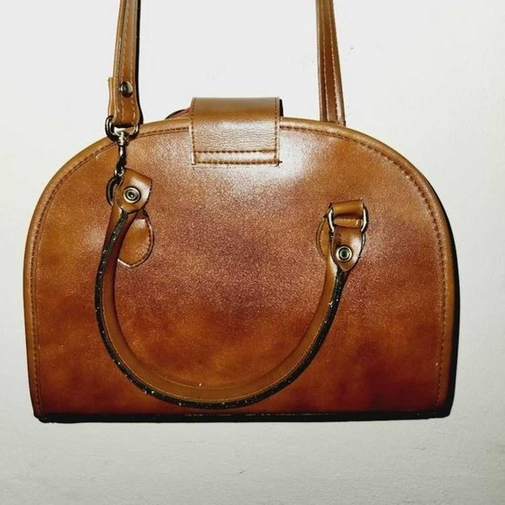 Vintage Korean Leather Crossbody Bag - image 2