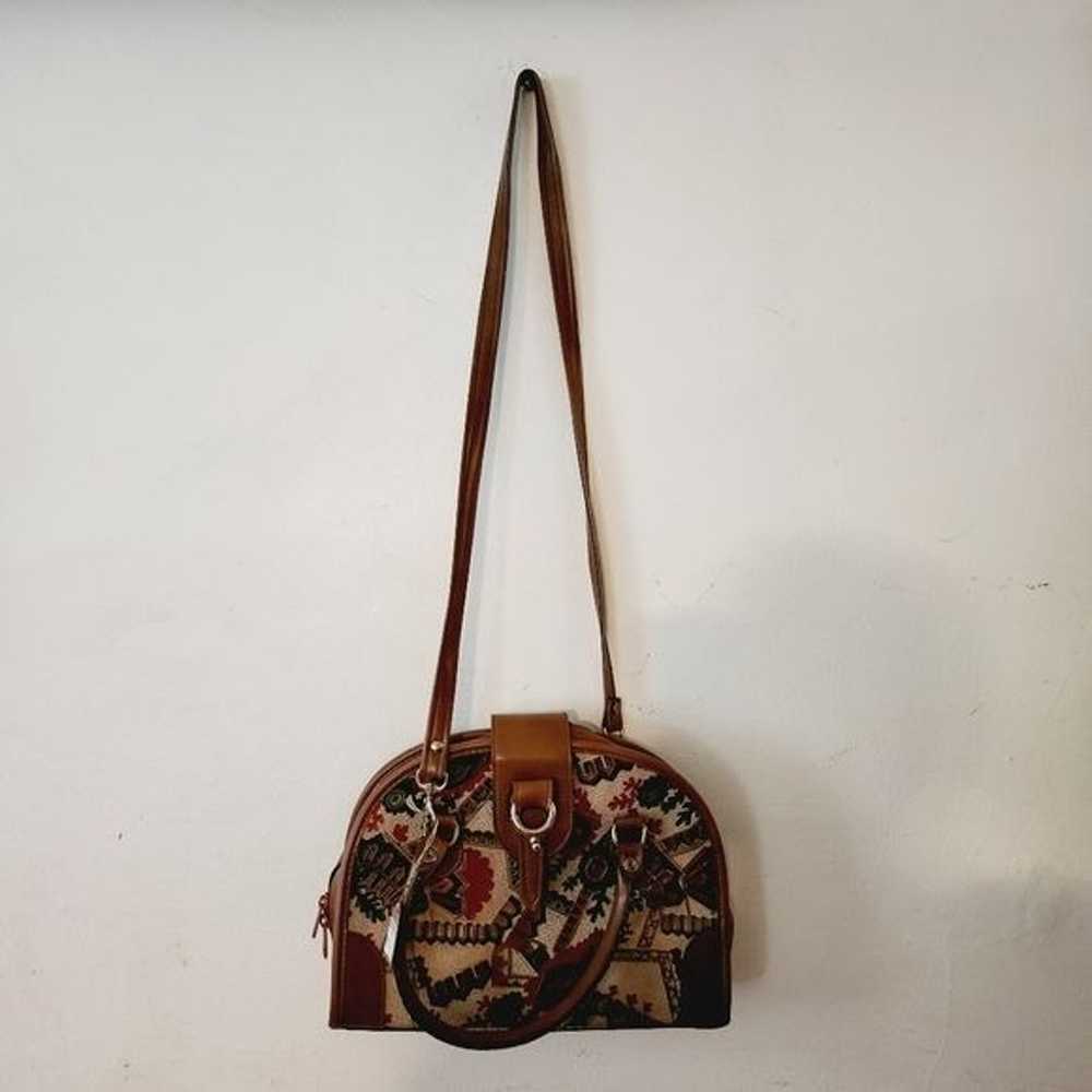 Vintage Korean Leather Crossbody Bag - image 4