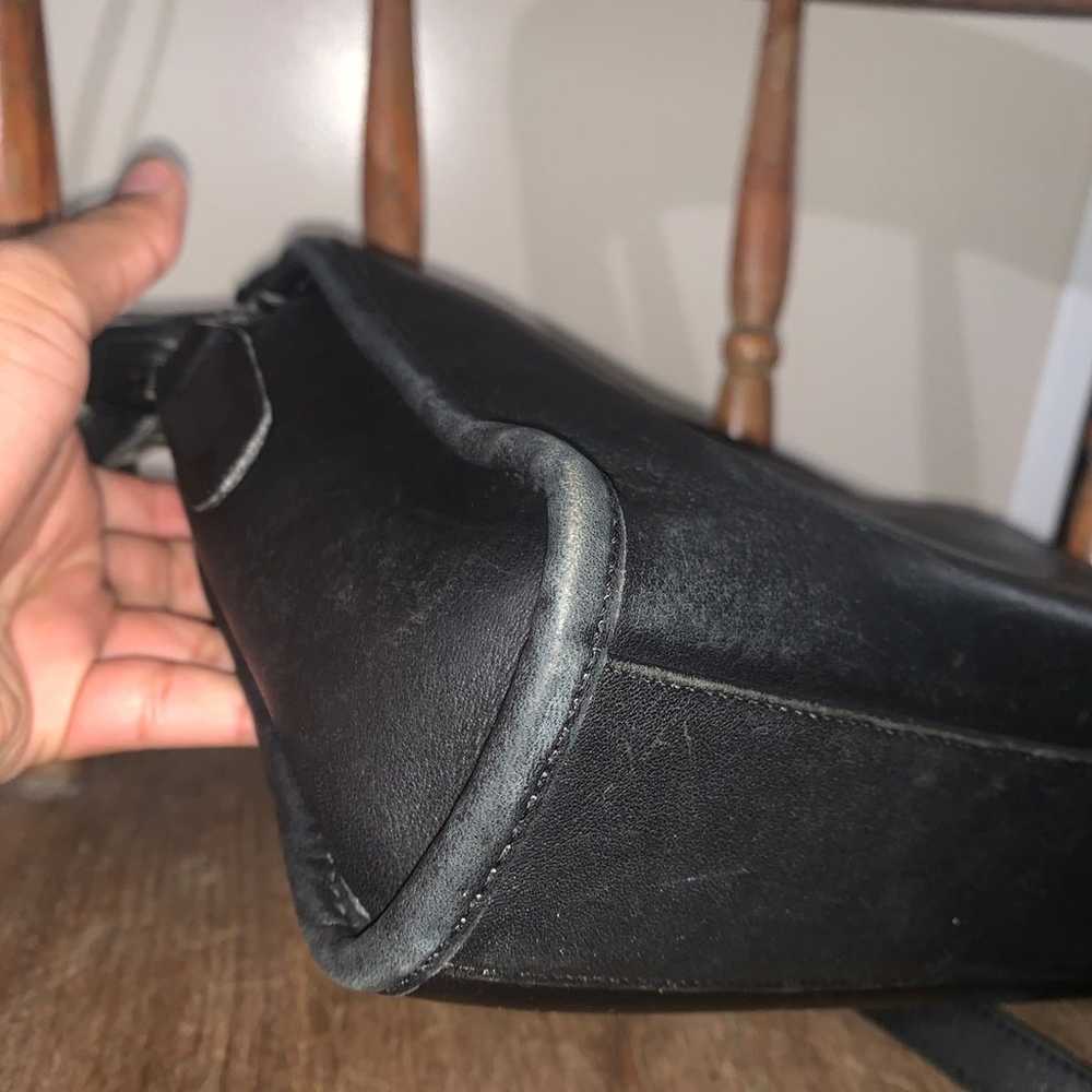 Vintage Black Coach Bag - image 2