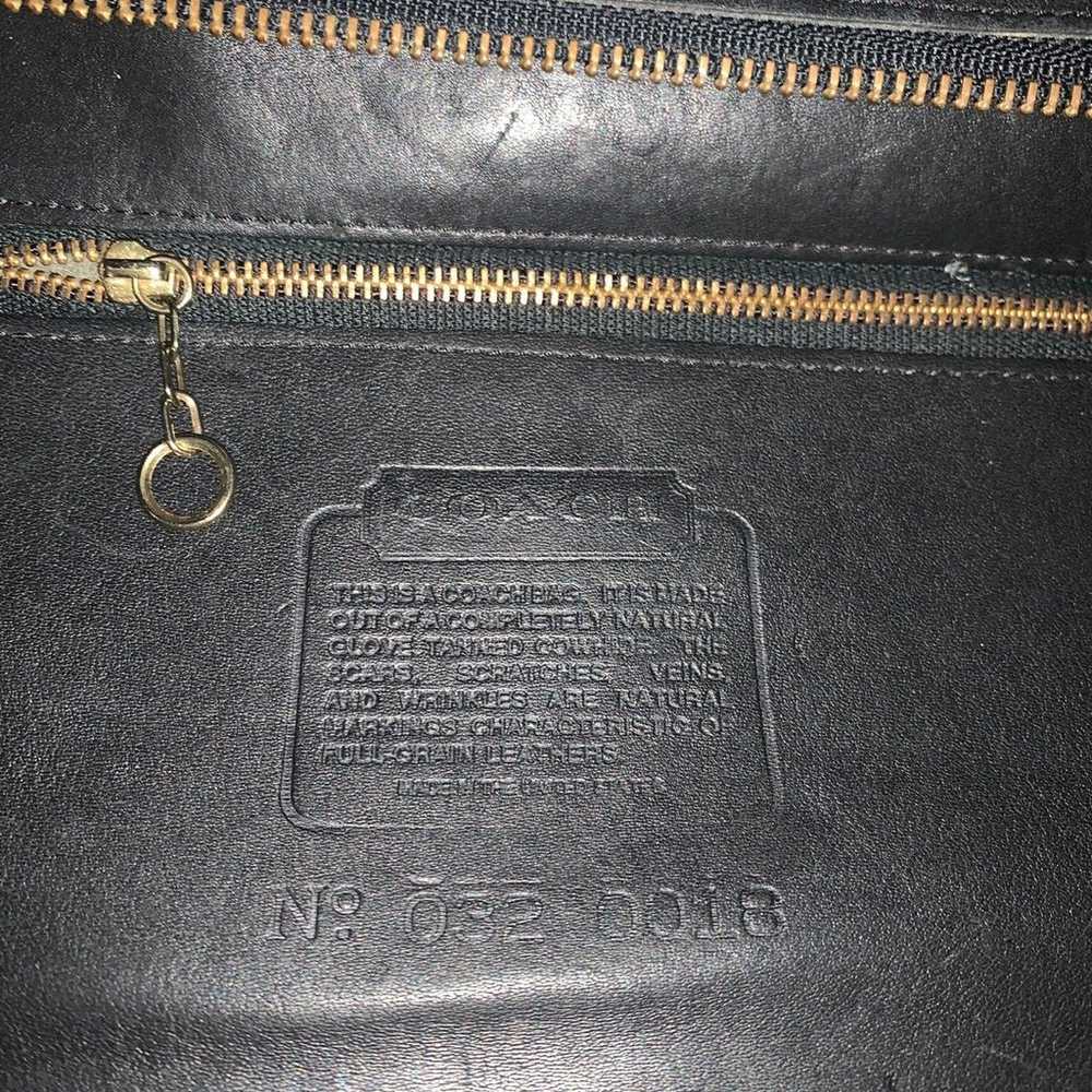 Vintage Black Coach Bag - image 3