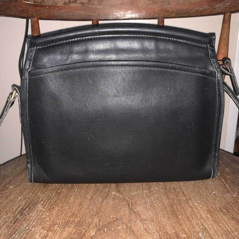 Vintage Black Coach Bag - image 5