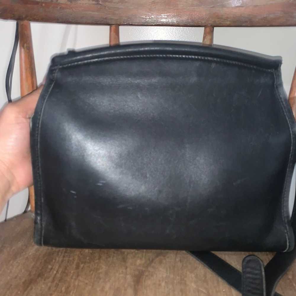 Vintage Black Coach Bag - image 7