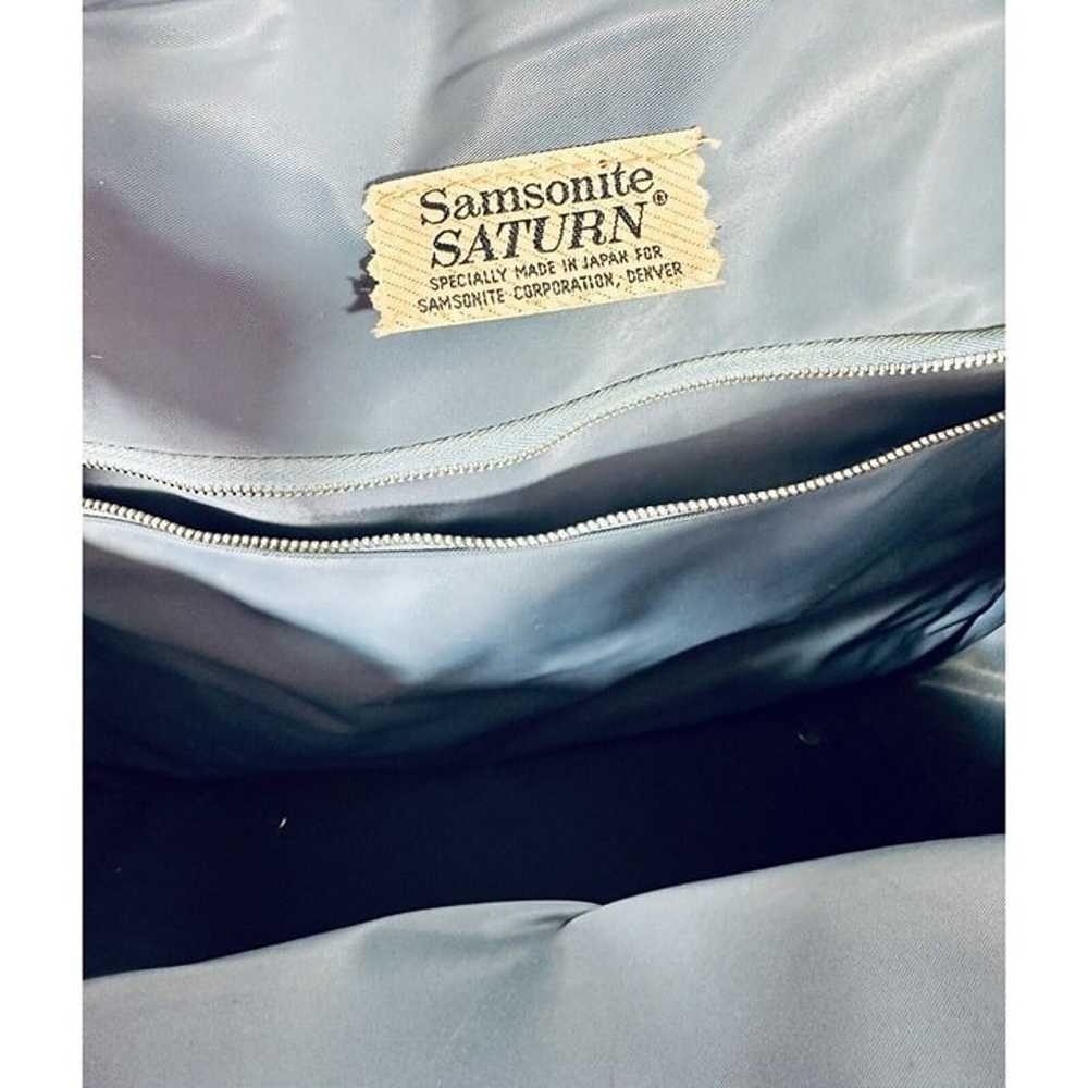 Samsonite Saturn Bag Vintage Dual Handle Zip Flor… - image 11