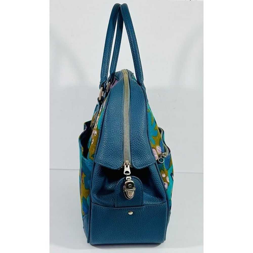 Samsonite Saturn Bag Vintage Dual Handle Zip Flor… - image 3