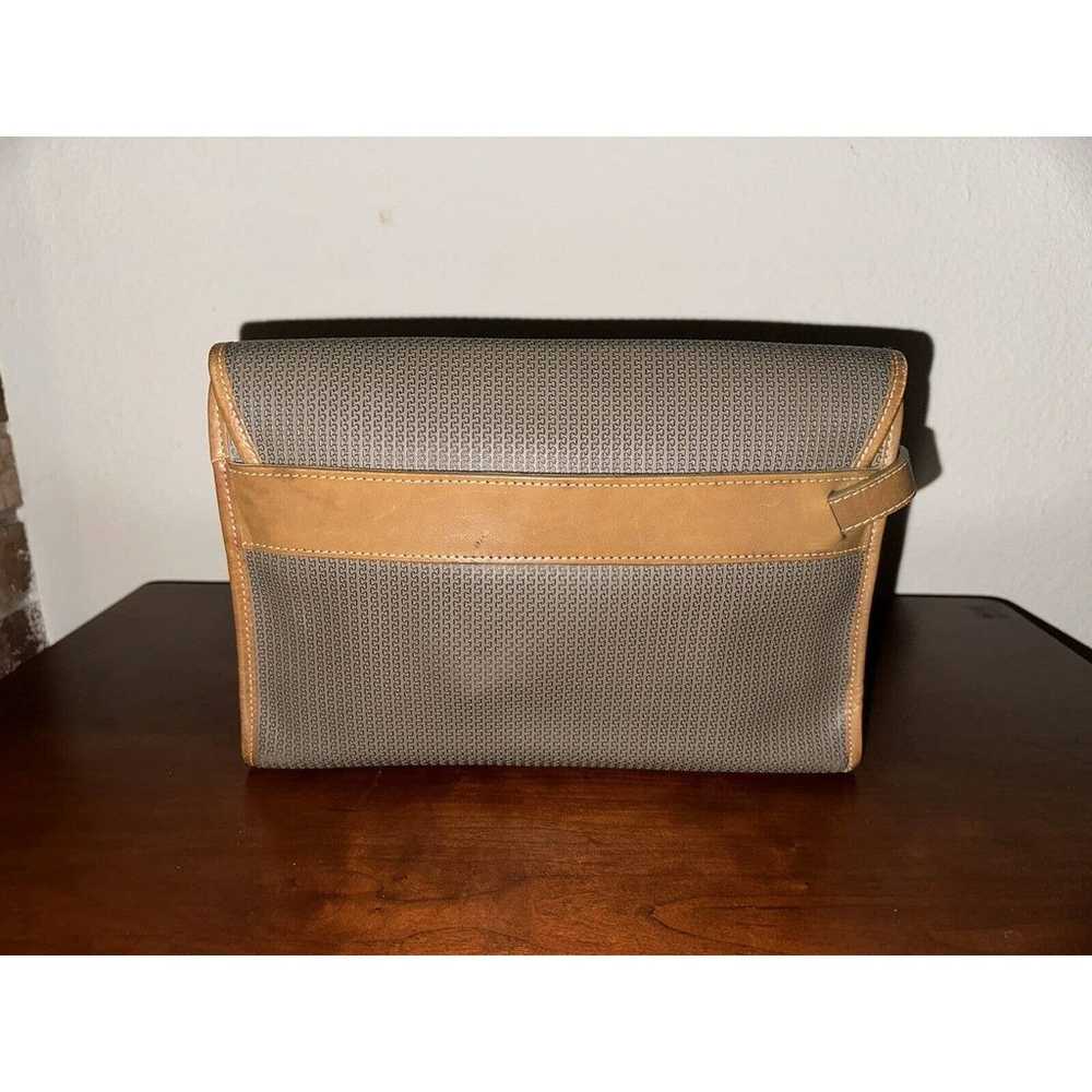 Charles Jourdan Actif Vintage Flap Clutch Pouch B… - image 3