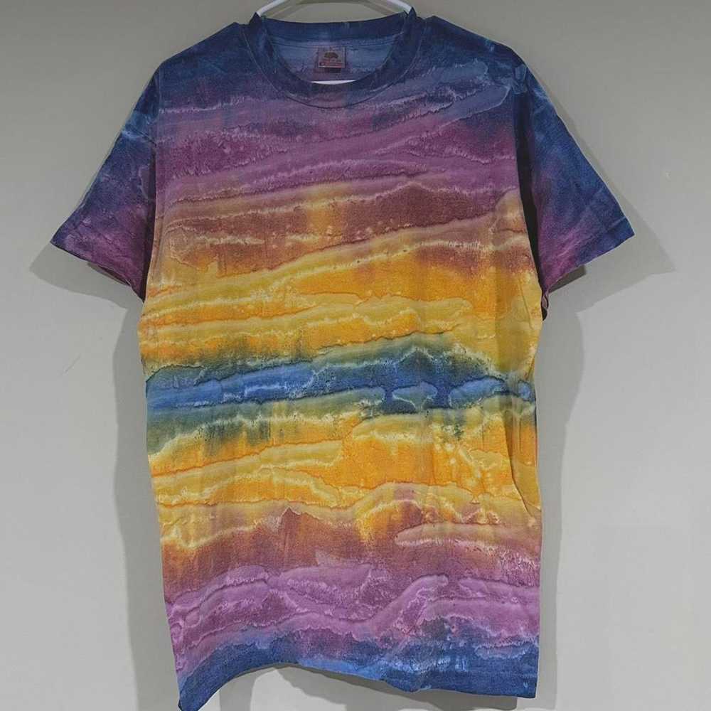 Fruit Of The Loom Vintage 1990’s Tie Dye Shirt - image 1