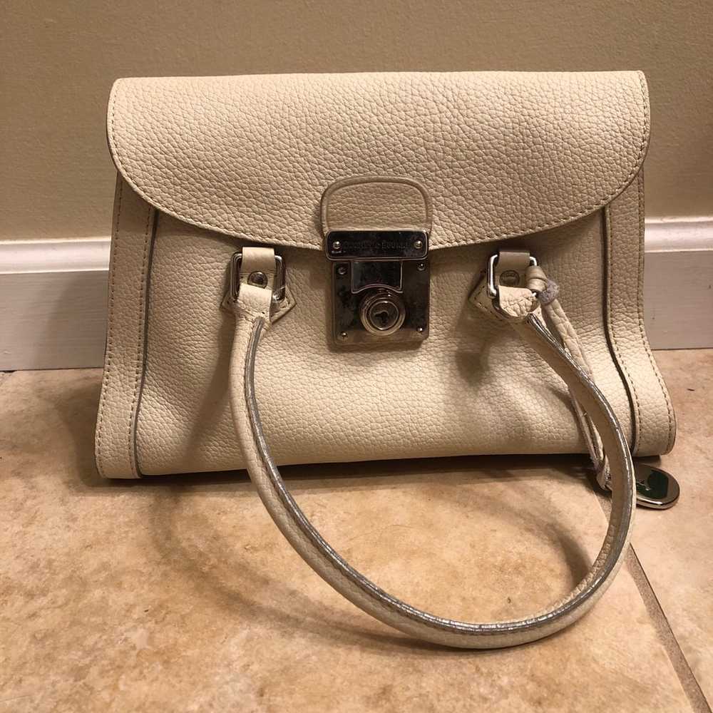 Vintage Dooney and Bourke pebbled leather push lo… - image 2