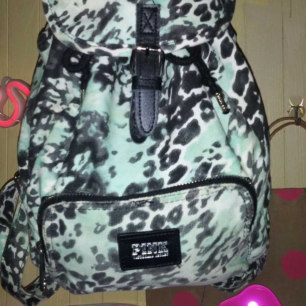 Vintage Rare/HTF PINK VS Mini Backpack - image 3