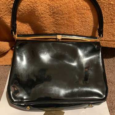 Vintage Coblentz Black Perma Plastic Purse