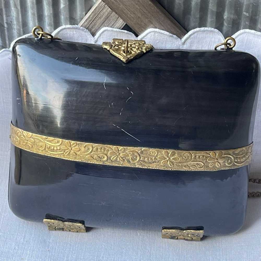 Vintage clutch purse lucite or acrylic 1930’s - image 2