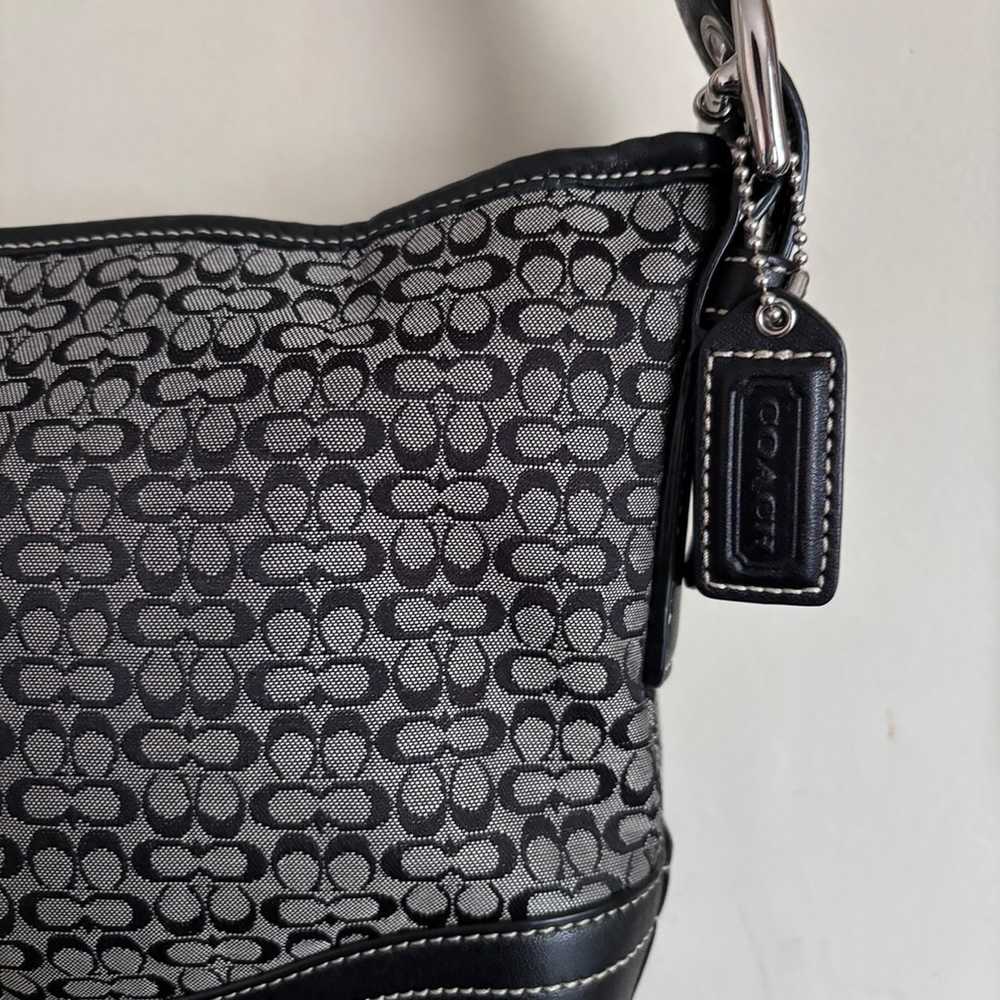 COACH Y2K Black and Charcoal Soho Signature Cross… - image 4