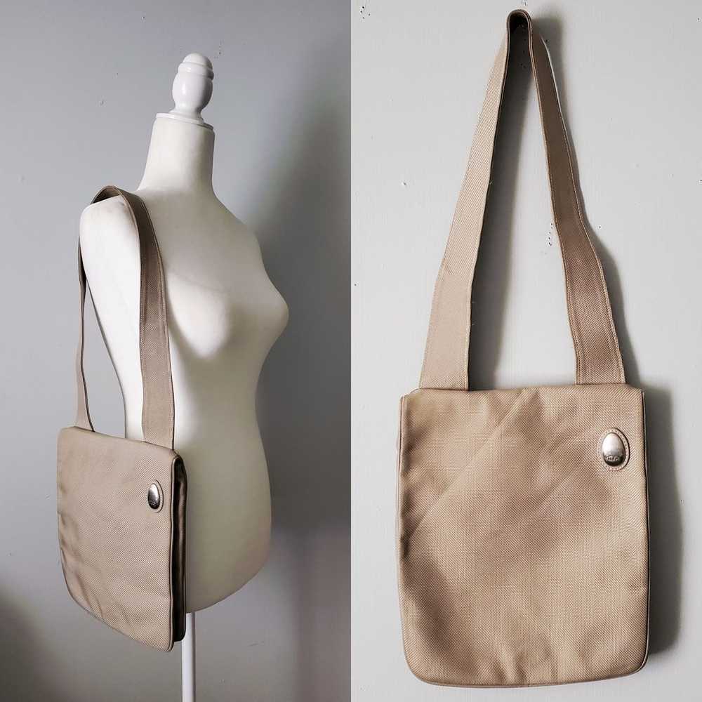 Tumi | Vintage Nylon Leather Shoulder Messenger B… - image 1