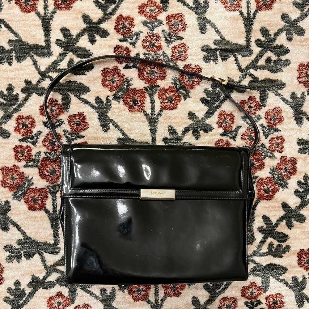 vintage Salvatore Ferragamo small shoulder bag - image 1