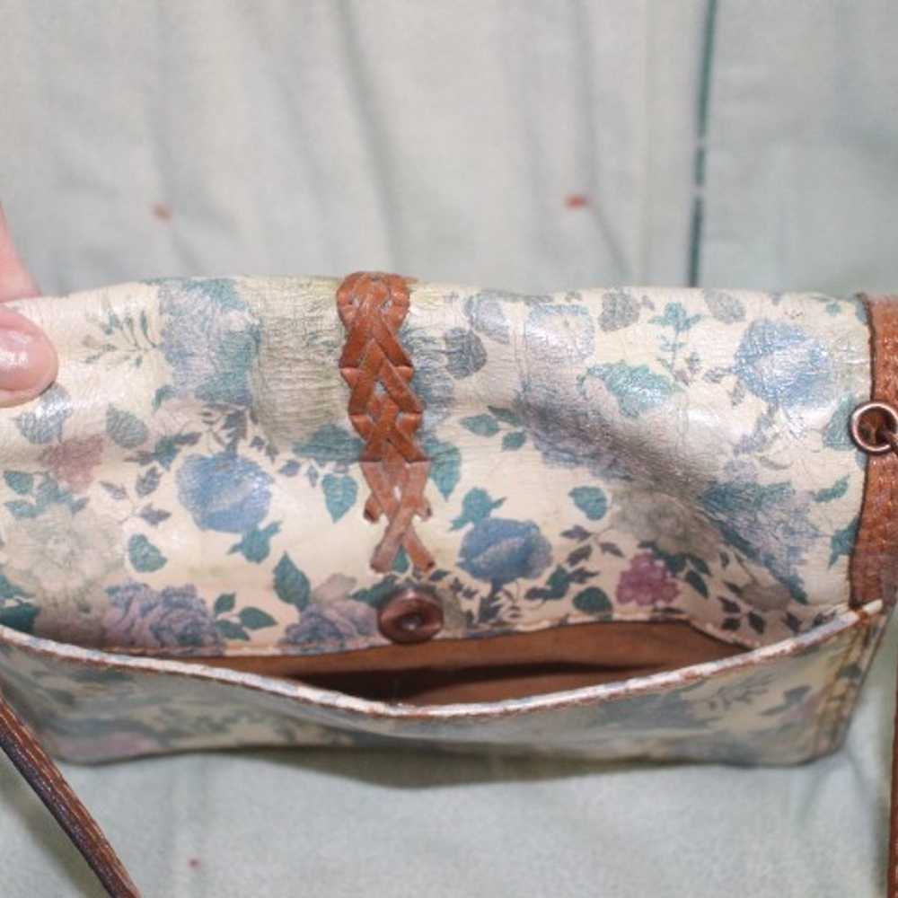 Vintage Patricia Nash Leather Crossbody Bag Flora… - image 11