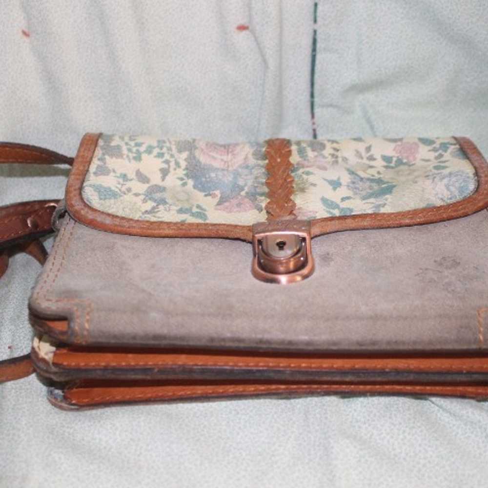 Vintage Patricia Nash Leather Crossbody Bag Flora… - image 5