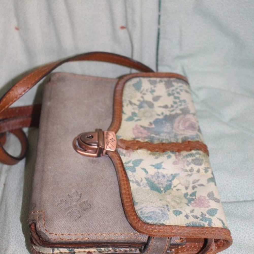 Vintage Patricia Nash Leather Crossbody Bag Flora… - image 6