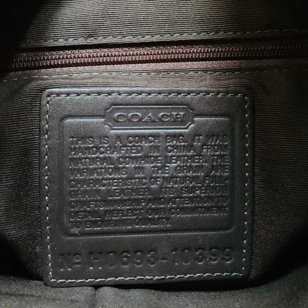 Vintage Coach mahogany crossbody bag - image 6