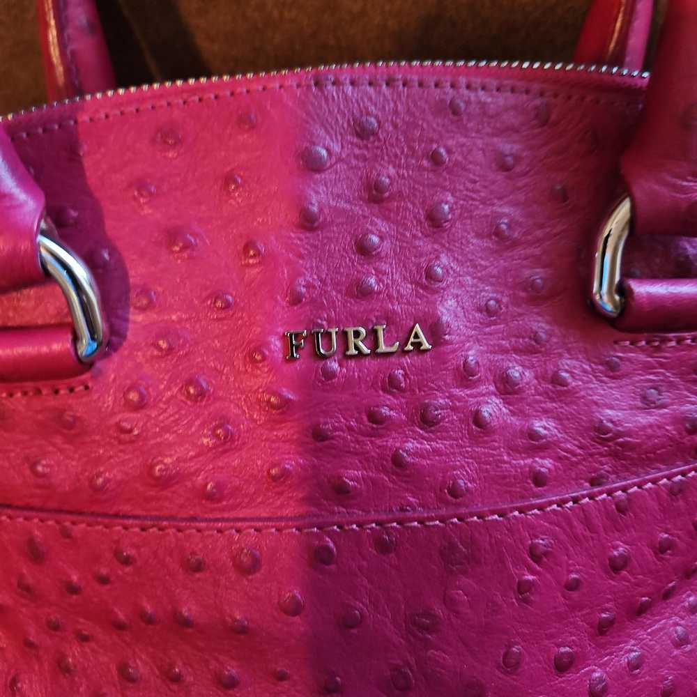 Furla vintage genuine leather bag - image 3