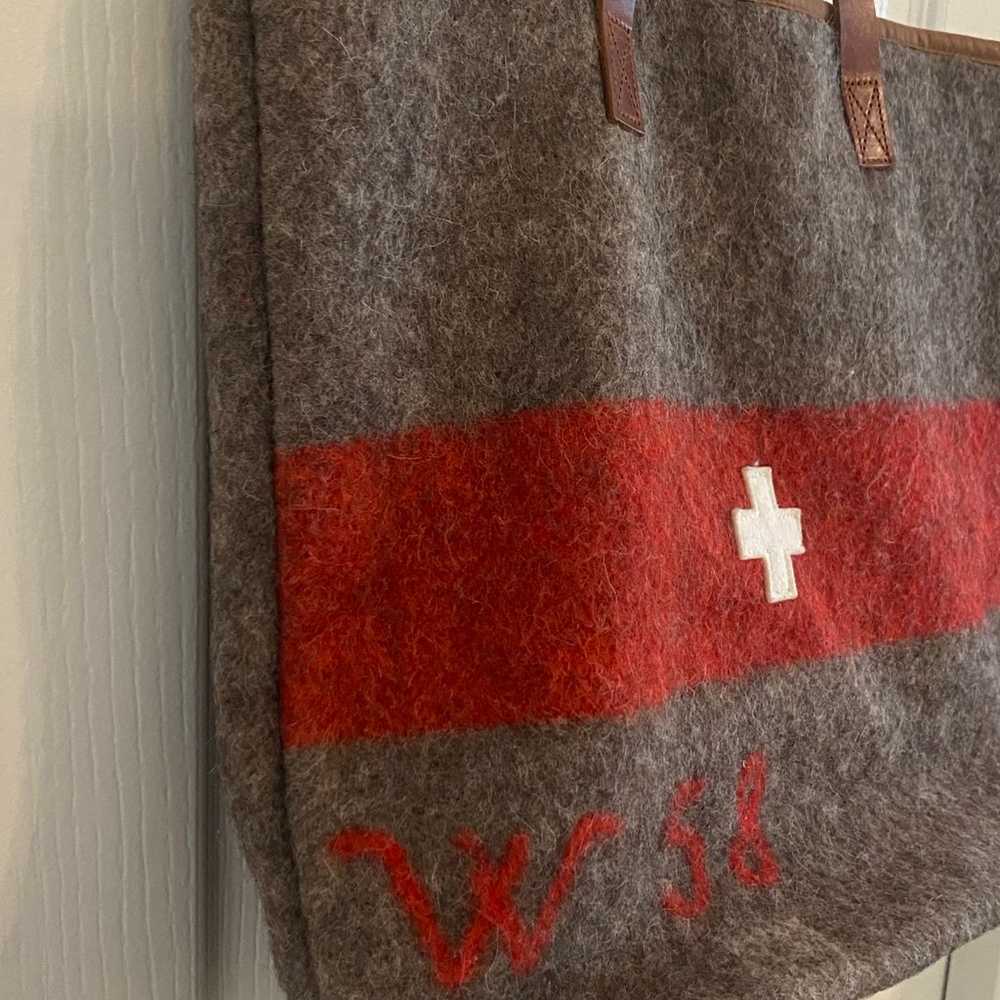 Karlen Swiss Army Vintage Army Wool Blanket Large… - image 8