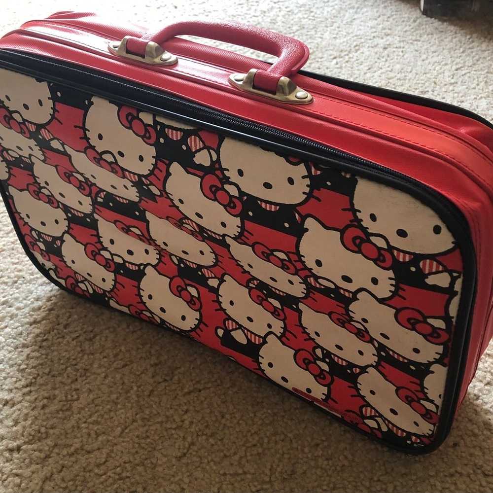 Rare Vintage 1976 Sanrio Hello Kitty Travel Zippe… - image 2