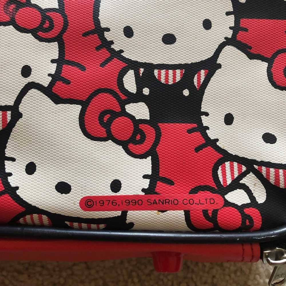 Rare Vintage 1976 Sanrio Hello Kitty Travel Zippe… - image 8