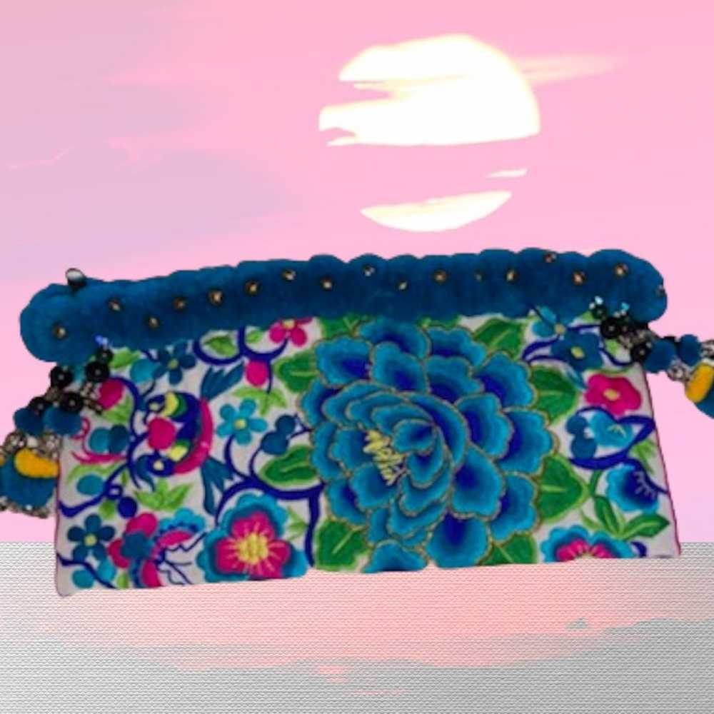 New Thailand Tribal Bohemian Boho Clutch Fabric H… - image 2