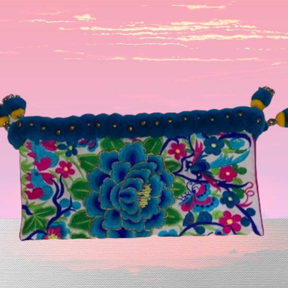 New Thailand Tribal Bohemian Boho Clutch Fabric H… - image 3